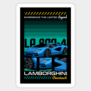 Lambo Countach Car Sticker